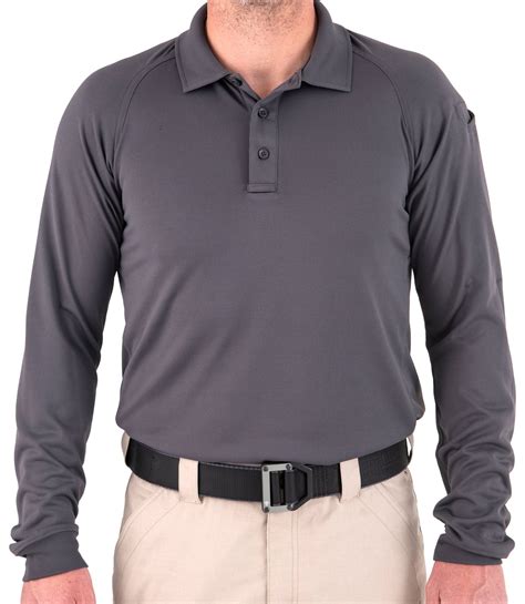 bopuniformshop|Men's Performance Long Sleeve Polo .